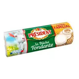 Carrefour Président la bûche fondante format familial offre