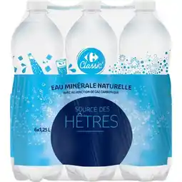 Carrefour Carrefour classic' eau minérale naturelle pétillante offre