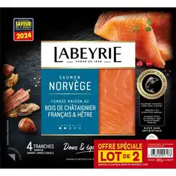 Carrefour Labeyrie saumon fumé offre spéciale offre