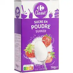 Carrefour Carrefour classic' sucre en poudre offre