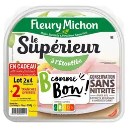 Carrefour Fleury michon jambon le supérieur offre