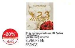 Monoprix Kit de meringue moelleuse 123 pavlova la meringaie offre