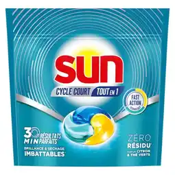 Carrefour Sun capsules pour lave-vaisselle offre