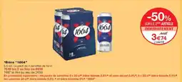 Monoprix Bière 1664 offre