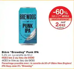 Monoprix Bière brewdog punk ipa offre