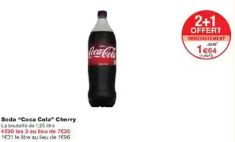 Soda coca cola cherry
