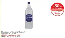 Monoprix Limonade artisanale lorina offre