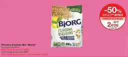 Monoprix Flocons d'avoine bio bjorg offre