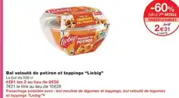 Monoprix Bol velouté de potiron et toppings liebig offre