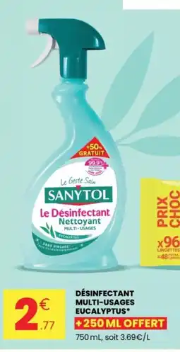 Stokomani Désinfectant multi-usages eucalyptus offre