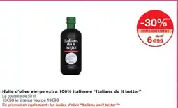 Monoprix Huile d'olive vierge extra 100% italienne italians do it better offre