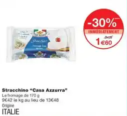 Monoprix Stracchino casa azzurra offre
