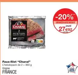 Monoprix Faux-filet charal offre