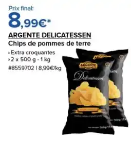 Costco ARGENTE DELICATESSEN Chips de pommes de terre offre