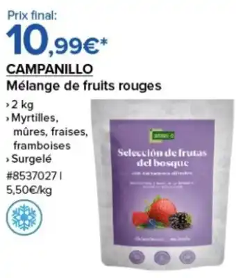CAMPANILLO Mélange de fruits rouges