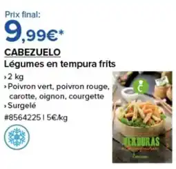 Costco CABEZUELO Légumes en tempura frits offre