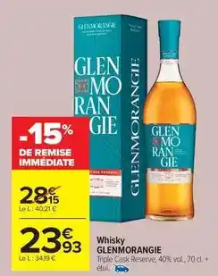 Carrefour Market Glenmorangie - whisky offre