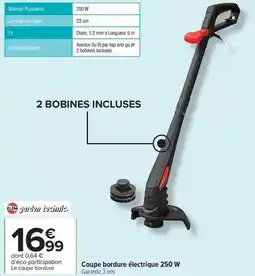 Carrefour Market Coupe bordure électrique 250 w offre