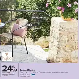 Carrefour Market Hyba - fauteuil naples offre