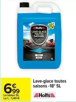 Carrefour Holts - lave-glace toutes saisons offre