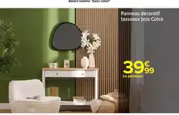 Carrefour Parmeau décoratifs tasseaux bois colva offre