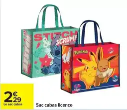 Carrefour Pokemon - sac cabas licence offre