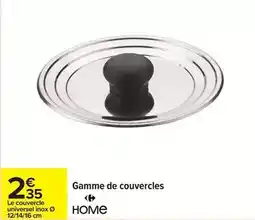 Carrefour Gamme de couvercles offre