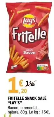 E.Leclerc Lay's - fritelle snack salé offre