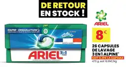 Stokomani 26 capsules de lavage 3 en 1 alpine offre
