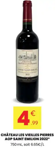 Stokomani Château les vieilles pierres aop saint emilion 2022 offre