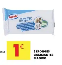 Stokomani 3 éponges gommantes magico offre
