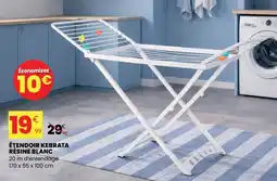 Stokomani Étendoir kebrata résine blanc offre