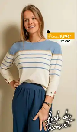 Trafic Pull col rond femme offre