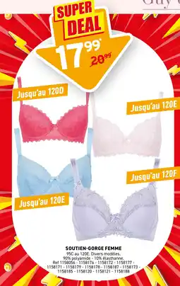 Trafic Soutien-gorge femme offre