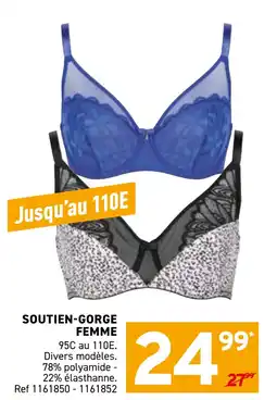 Trafic Soutien-gorge femme offre