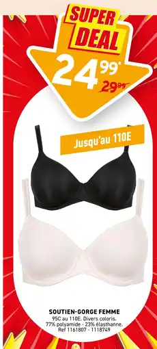 Trafic Soutien-gorge femme offre