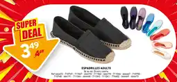 Trafic Espadrilles adulte offre