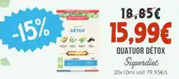 Naturalia Quatuor détox superdiet offre