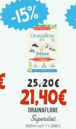 Naturalia Drainaflore superdiet offre