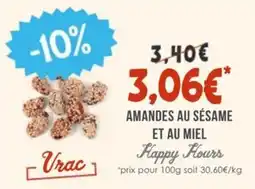 Naturalia Amandes au sésame et au miel happy hours offre