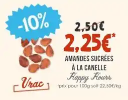 Naturalia Amandes sucrées à la canelle happy hours offre