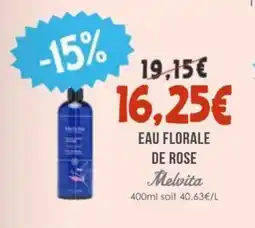 Naturalia Eau florale de rose melvita offre