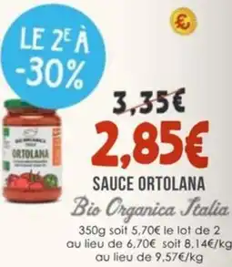 Naturalia Sauce ortolana bio organica italia offre