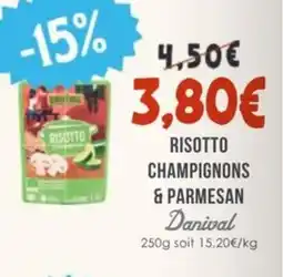 Naturalia Risotto champignons & parmesan danival offre