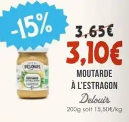 Naturalia Moutarde à l'estragon delouis offre