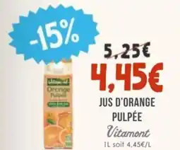 Naturalia Jus d'orange pulpée vitamont offre