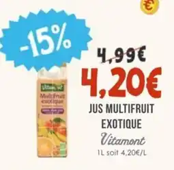 Naturalia Jus multifruit exotique vitamont offre