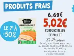 Naturalia Cordons bleus de poulet le picoreur offre