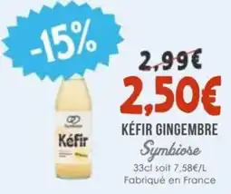 Naturalia Kéfir gingembre symbiose offre