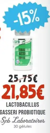 Naturalia Lactobacillus gasseri probiotique sph laboratoires offre